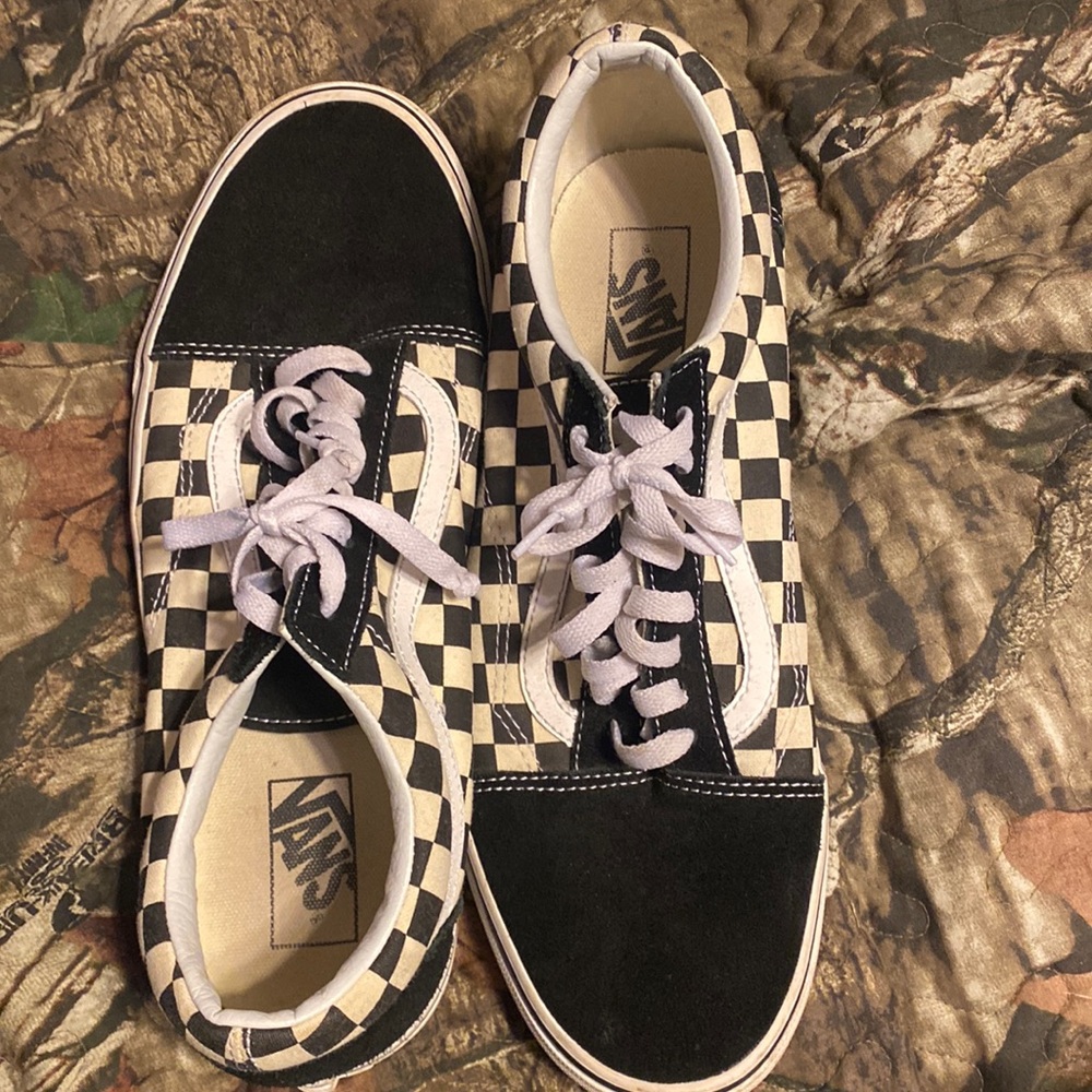 Checkered Print Vans!